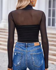 Women's Mesh Bodysuit - Seamless Shaper Top