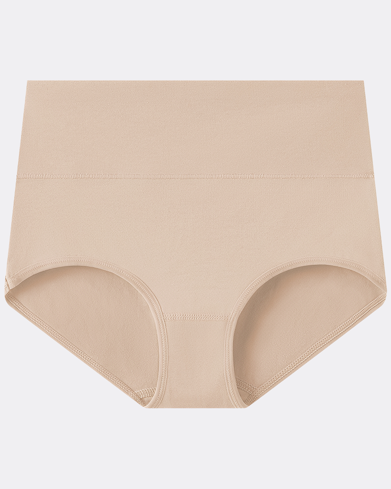 Women's Plus Size Cotton High Waisted Briefs