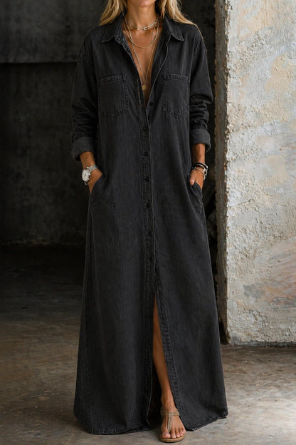 Chic Button-Up Dress