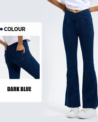 Flared Fit-Dark Blue