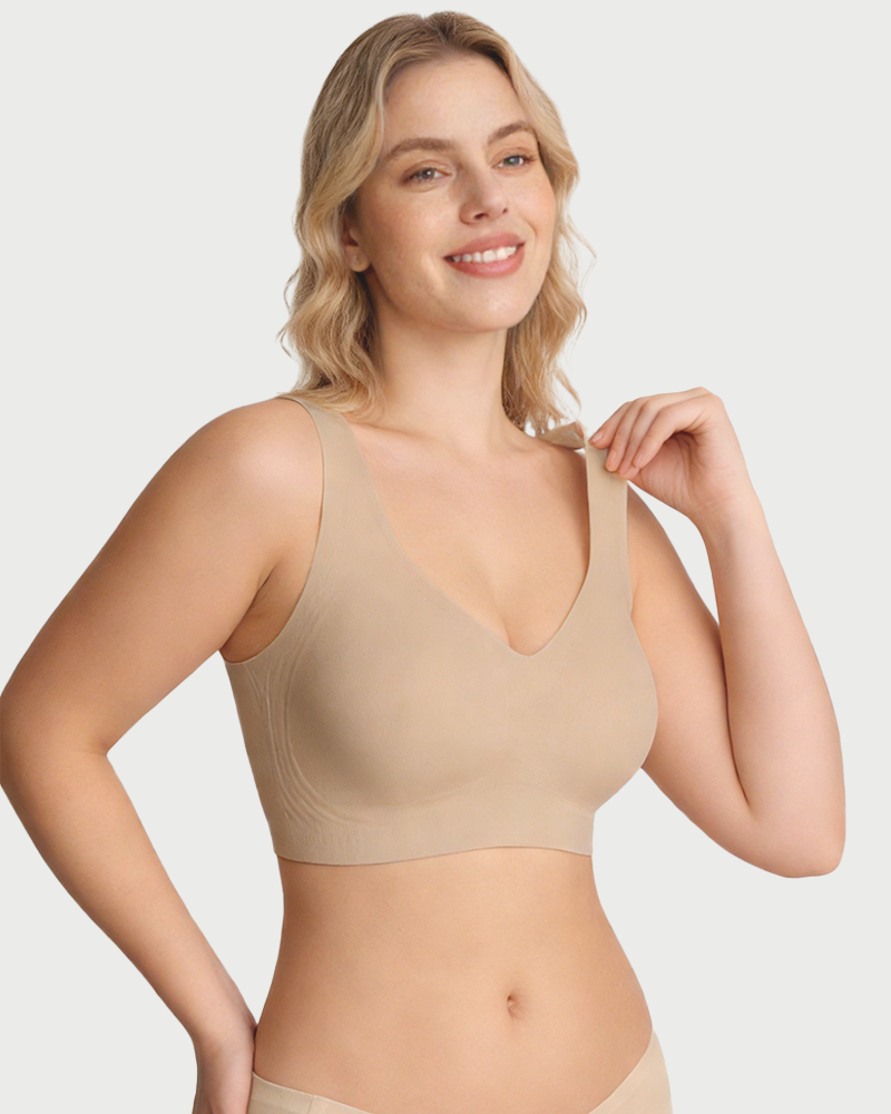 Lifting Wire-Free Antibacterial Jelly Bra