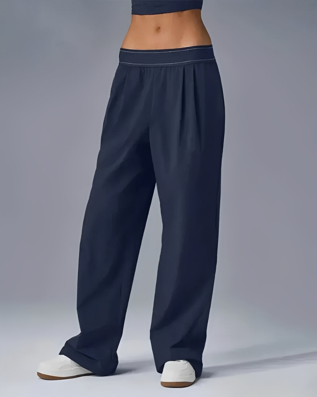 Women's High Waist Wide Leg Pocket Yoga Pants – Stretchy Casual Pants