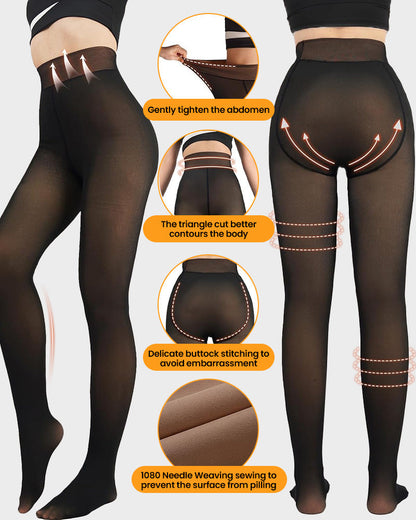 Today Only🎯 Translucent Fleece Lined Tights