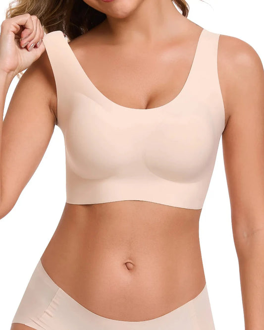 Seamless Wireless Full Coverage Bra – Soft & Breathable
