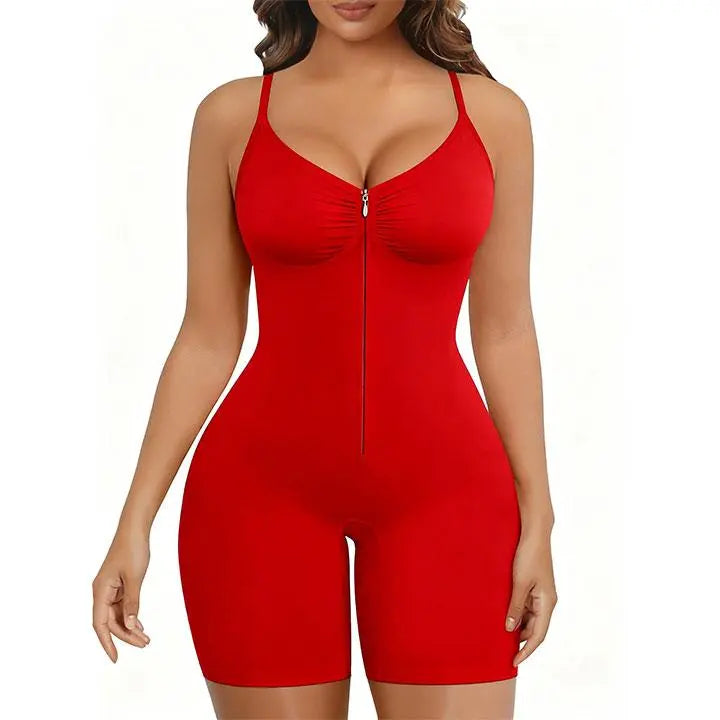 Women's Tummy Control Zip Bodysuit
