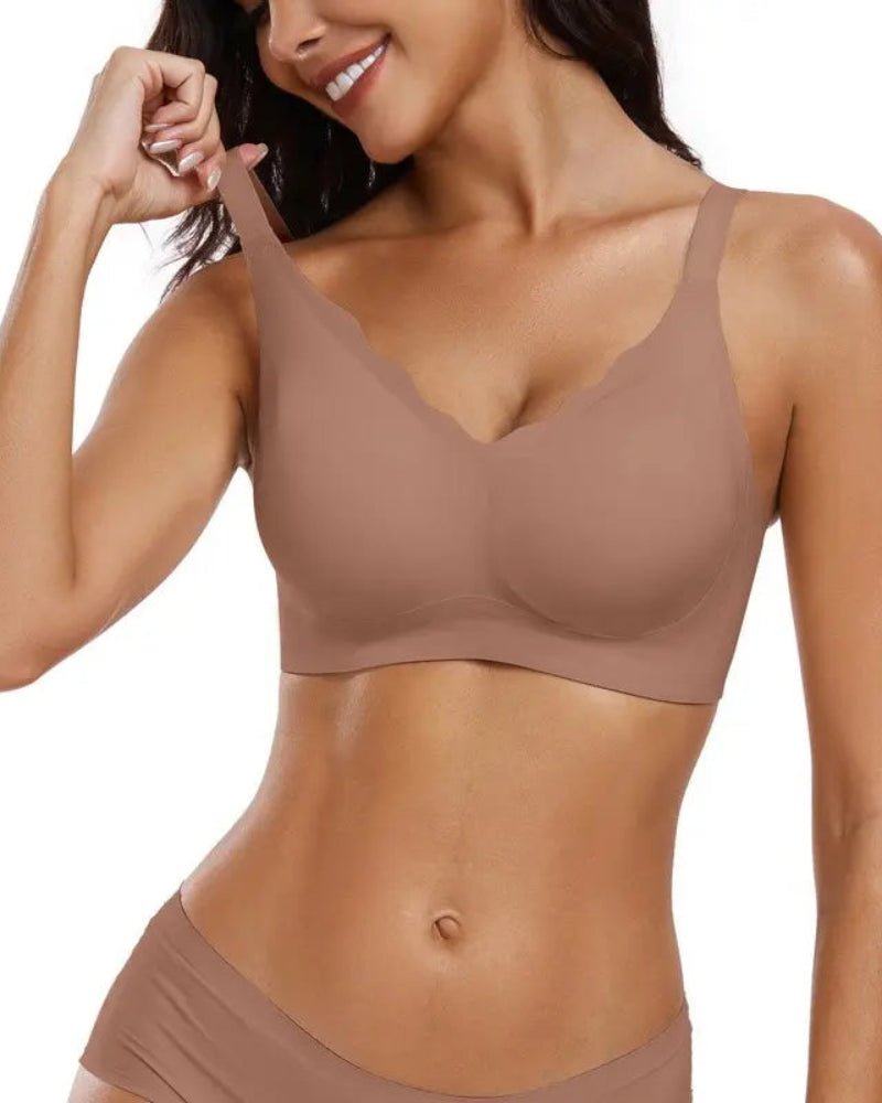 Seamless Comfort Smoothing Push Up Bra