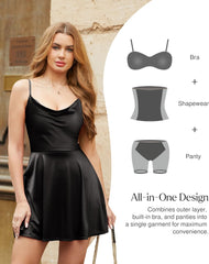 Shaping Corset Mini Dress – Curve-Enhancing & Confidence-Boosting
