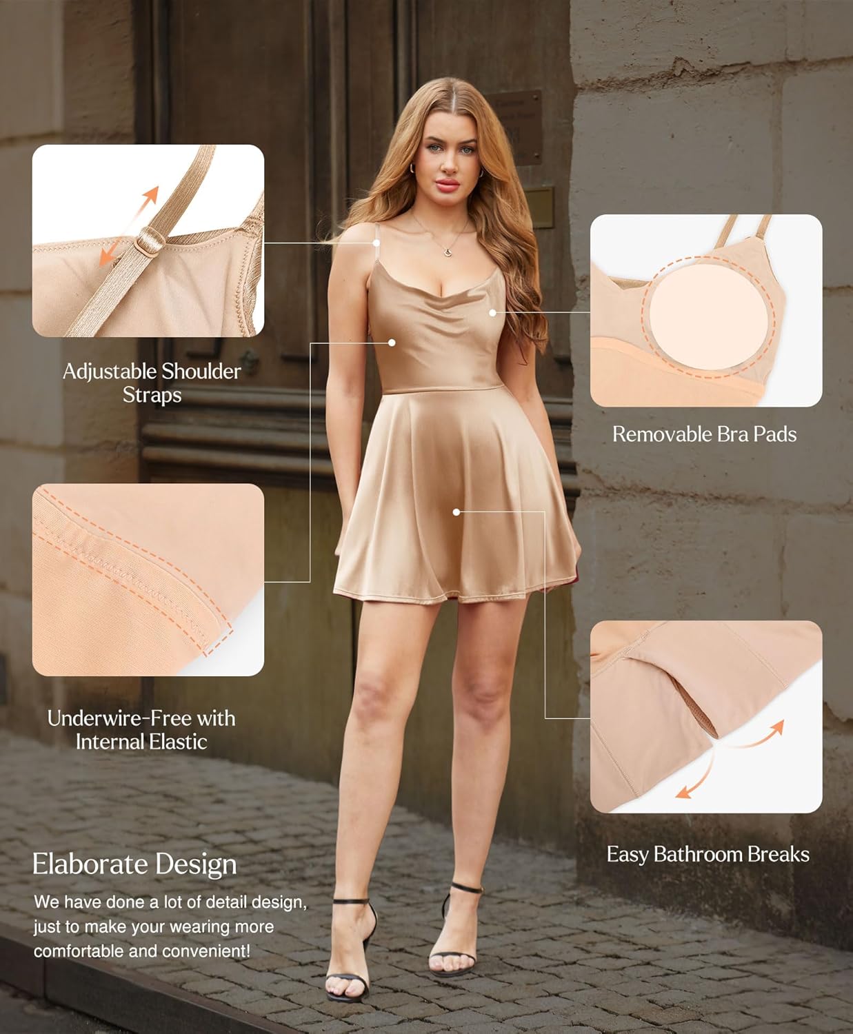 Shaping Corset Mini Dress – Curve-Enhancing & Confidence-Boosting