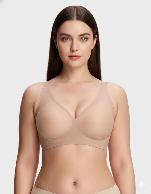 Supportive Wireless Deep-V Bra