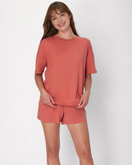 Ultra-Soft Boxy Tee & Shorts Set