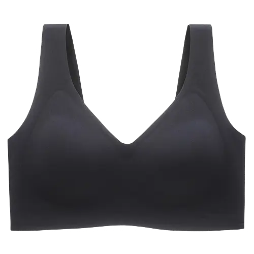 Seamless Wireless V-Neck Jelly Bra Tank Top