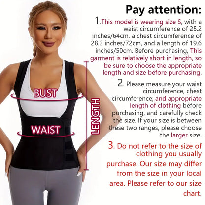 Women's Zip-Up Compression Shapewear Vest
