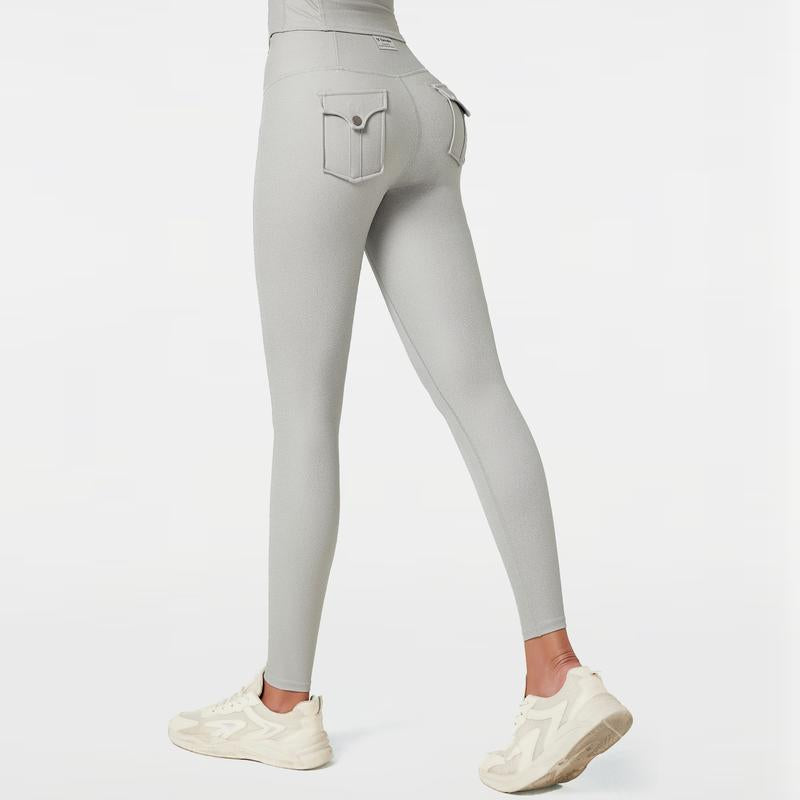 Women’s Faux Leather Cargo Leggings