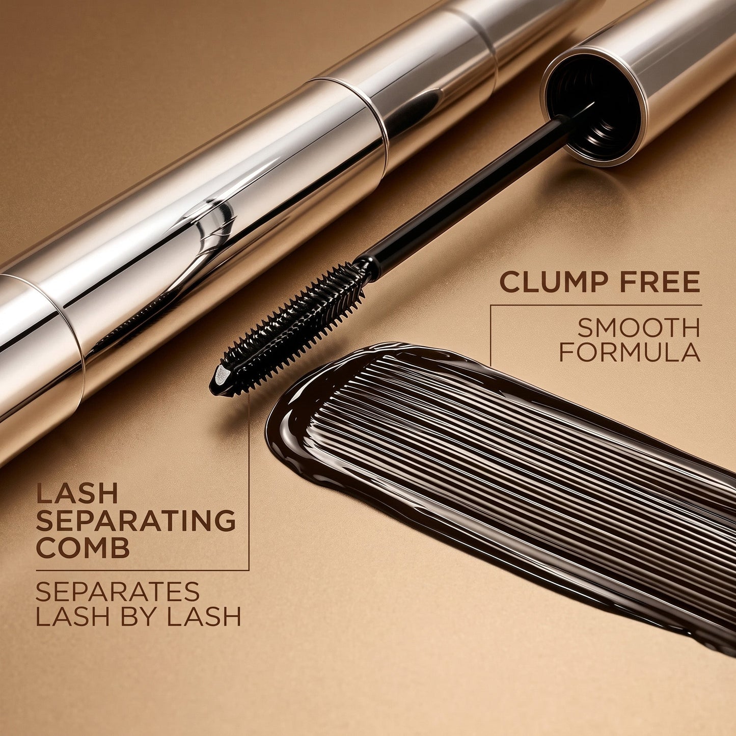 Lengthening & Volumizing Mascara – Clump-Free Lashes