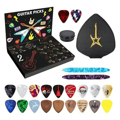 Christmas Guitar Pick Countdown Blind Box