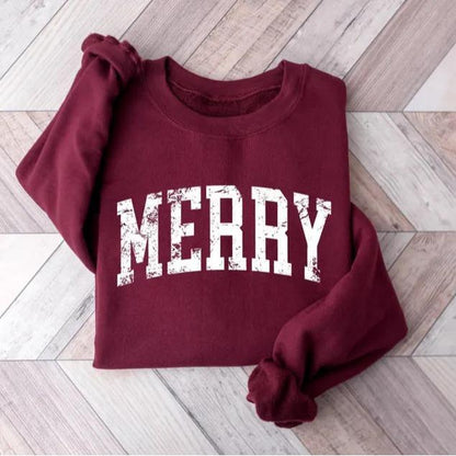 Retro Merry Christmas Sweatshirt