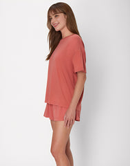 Ultra-Soft Boxy Tee & Shorts Set
