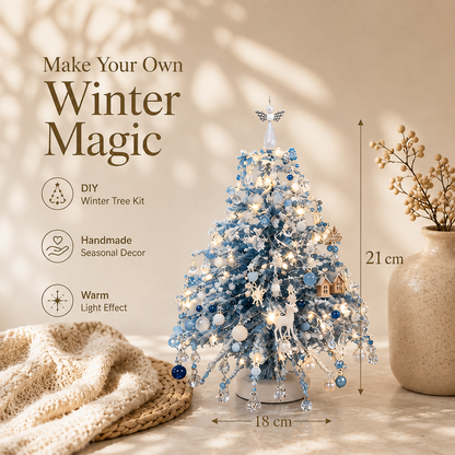 DIY Beaded Christmas Tree Craft Kit with Accessories