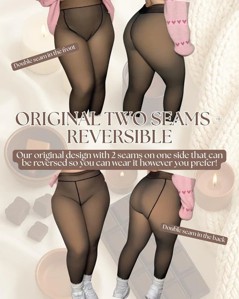 Compression  One-Seam Shaping Fleece Leggings