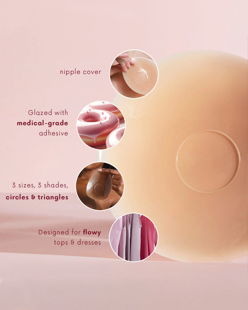 Invisible Lift Inserts | Double-Sided Adhesive Bra Lifter for Instant Boost