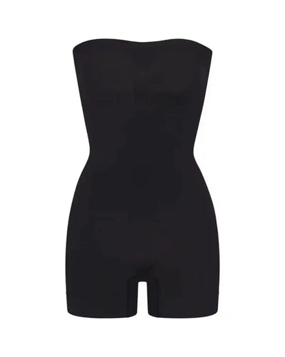 +$5 BOGO FREE!🔥Strapless Tummy Control Shapewear Bodysuit - Mid-Thigh Coverage