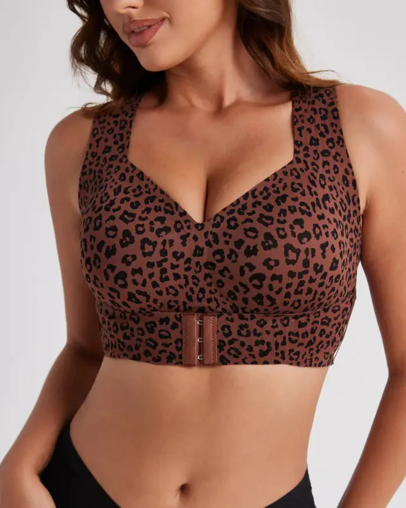 Wireless Cross-Back Posture Bra with Front Closure（2pcs）