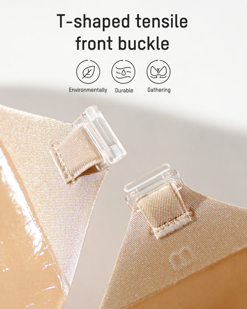 Front Closure Adhesive Invisible Push-Up Bra