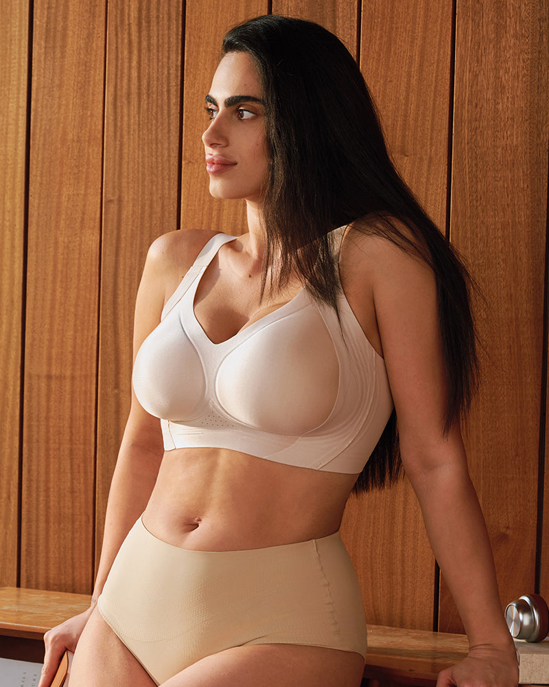 Invisible Wide-Band Wireless Support Bra