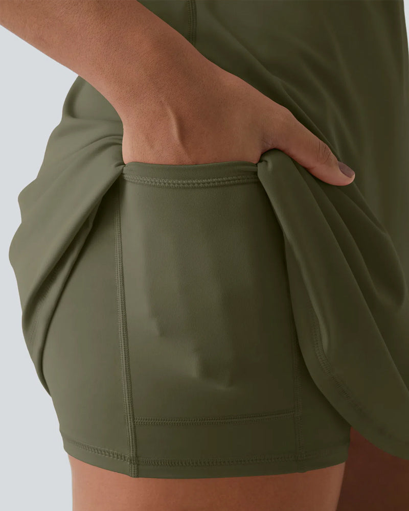 ⏳Limited-Time Offer🎉Backless Active Dress-Easy Peezy for Women