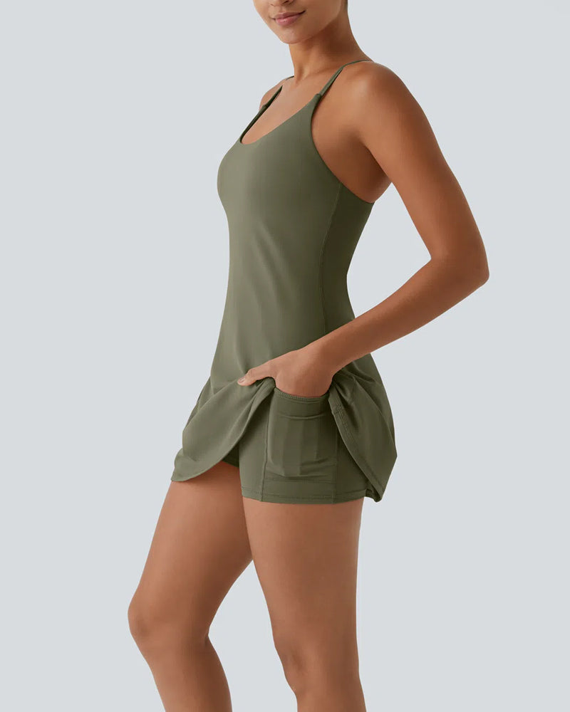 ⏳Limited-Time Offer🎉Backless Active Dress-Easy Peezy for Women