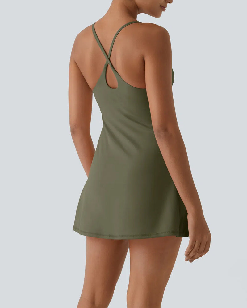 ⏳Limited-Time Offer🎉Backless Active Dress-Easy Peezy for Women