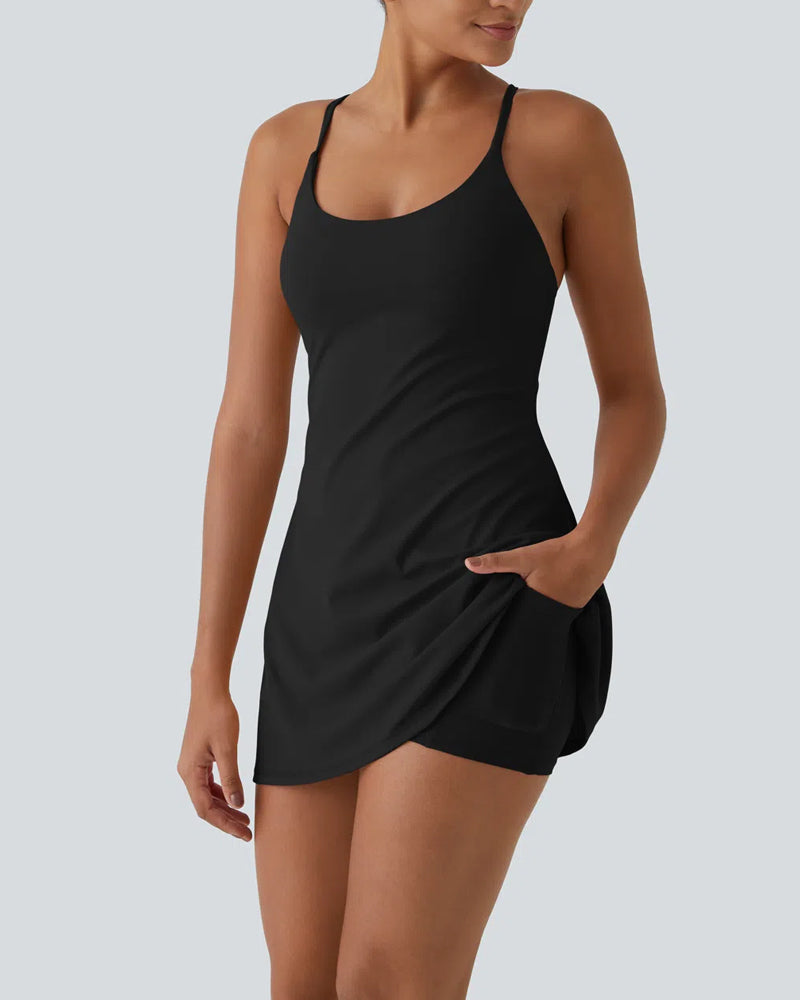 ⏳Limited-Time Offer🎉Backless Active Dress-Easy Peezy for Women