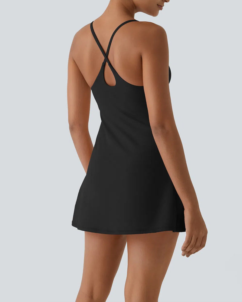 ⏳Limited-Time Offer🎉Backless Active Dress-Easy Peezy for Women