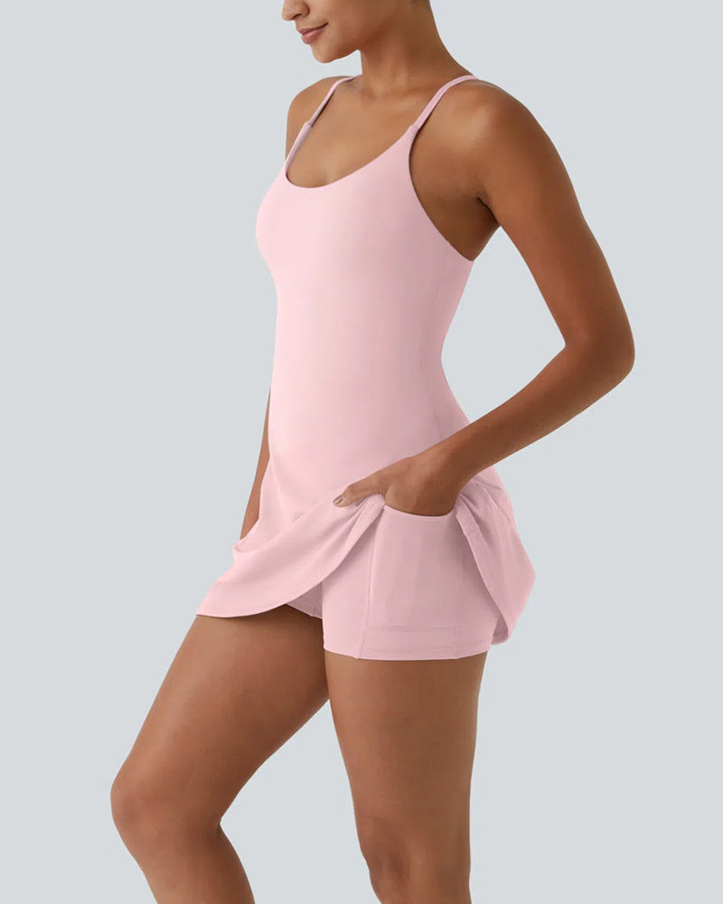 ⏳Limited-Time Offer🎉Backless Active Dress-Easy Peezy for Women