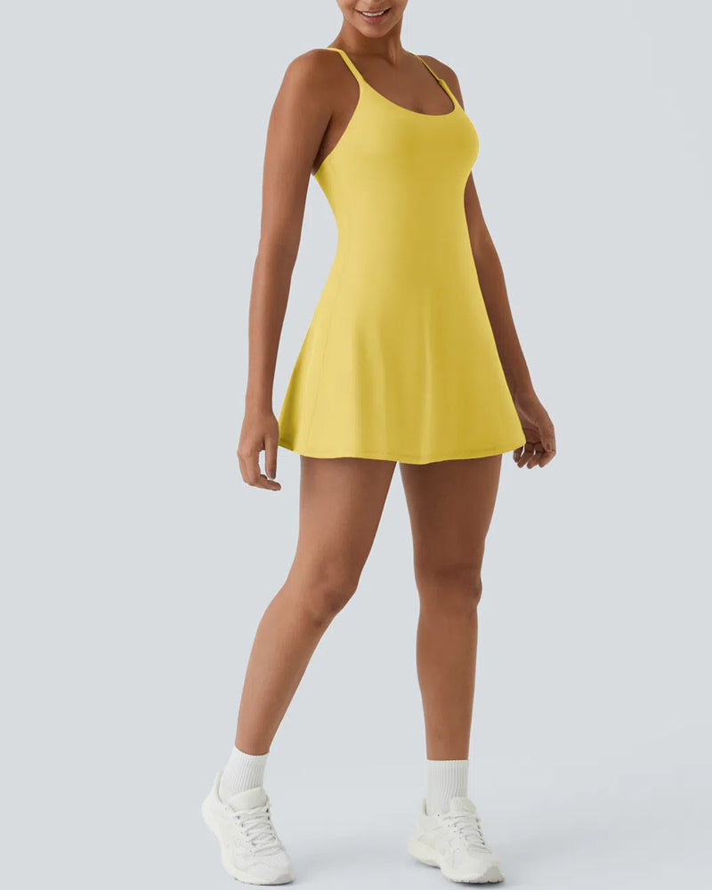 ⏳Limited-Time Offer🎉Backless Active Dress-Easy Peezy for Women