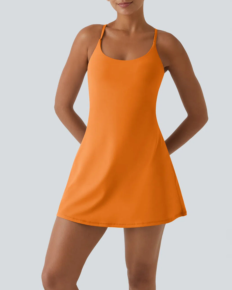 ⏳Limited-Time Offer🎉Backless Active Dress-Easy Peezy for Women