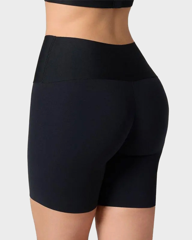 Pantalones cortos de yoga ligeros y adelgazantes de cintura alta