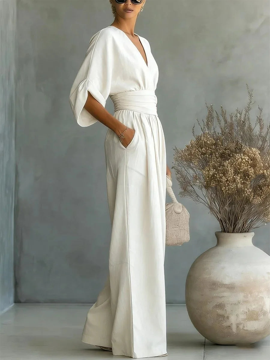 Fluid Wide-Leg Jumpsuit