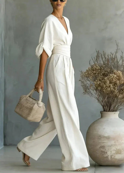 Fluid Wide-Leg Jumpsuit