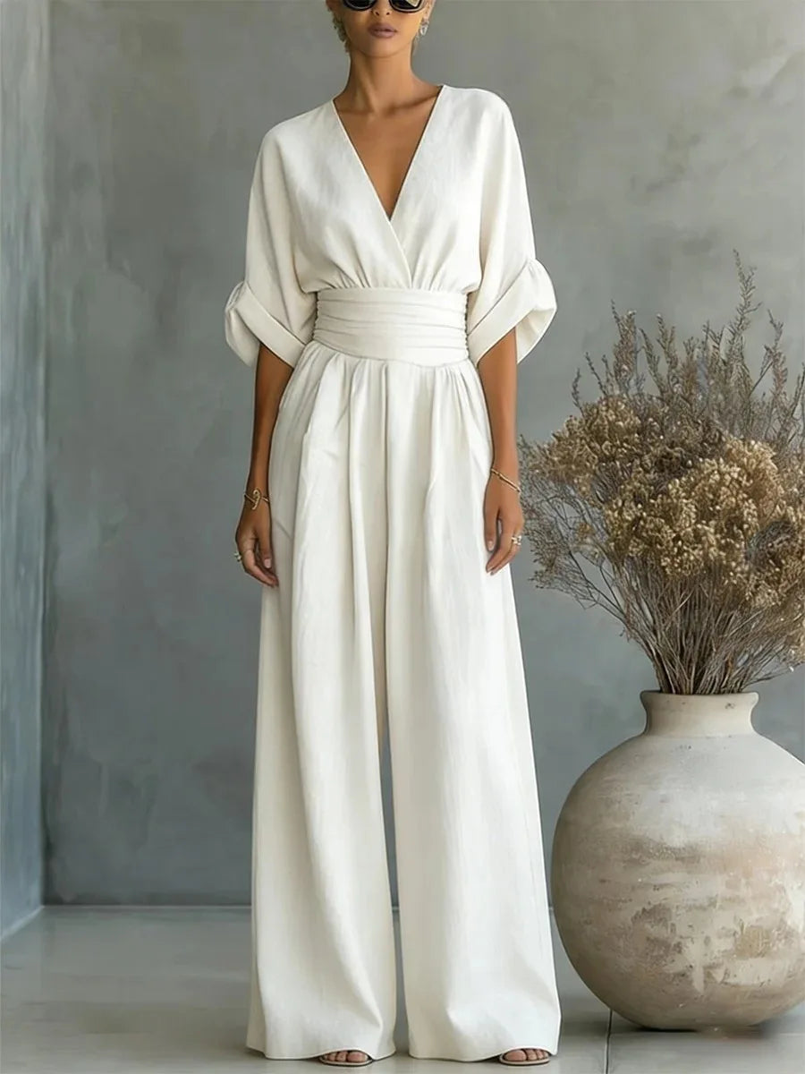 Fluid Wide-Leg Jumpsuit