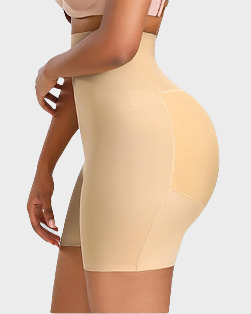 Seamless High-Waist Booty Lift Tummy Control Shapewear Shorts
