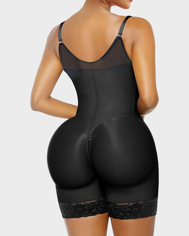 Colombian Faja Tummy Control Butt Lifter with Zipper Crotch