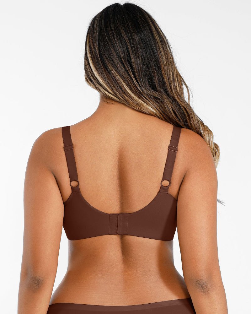 Underwire Adjustable Deep V-neck Bra