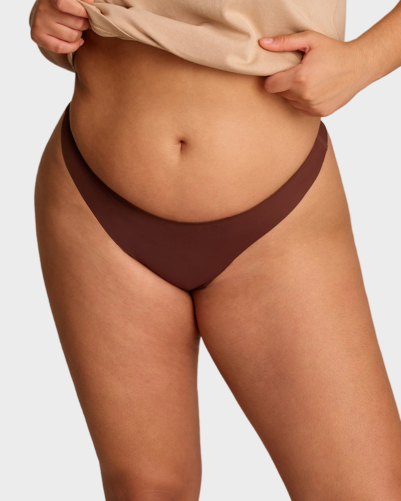 Comfort Seamless Sport Thong Panties (9 Pack)