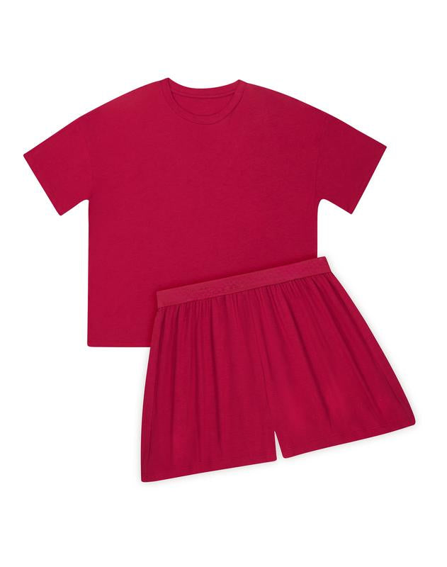 Ultra-Soft Boxy Tee & Shorts Set