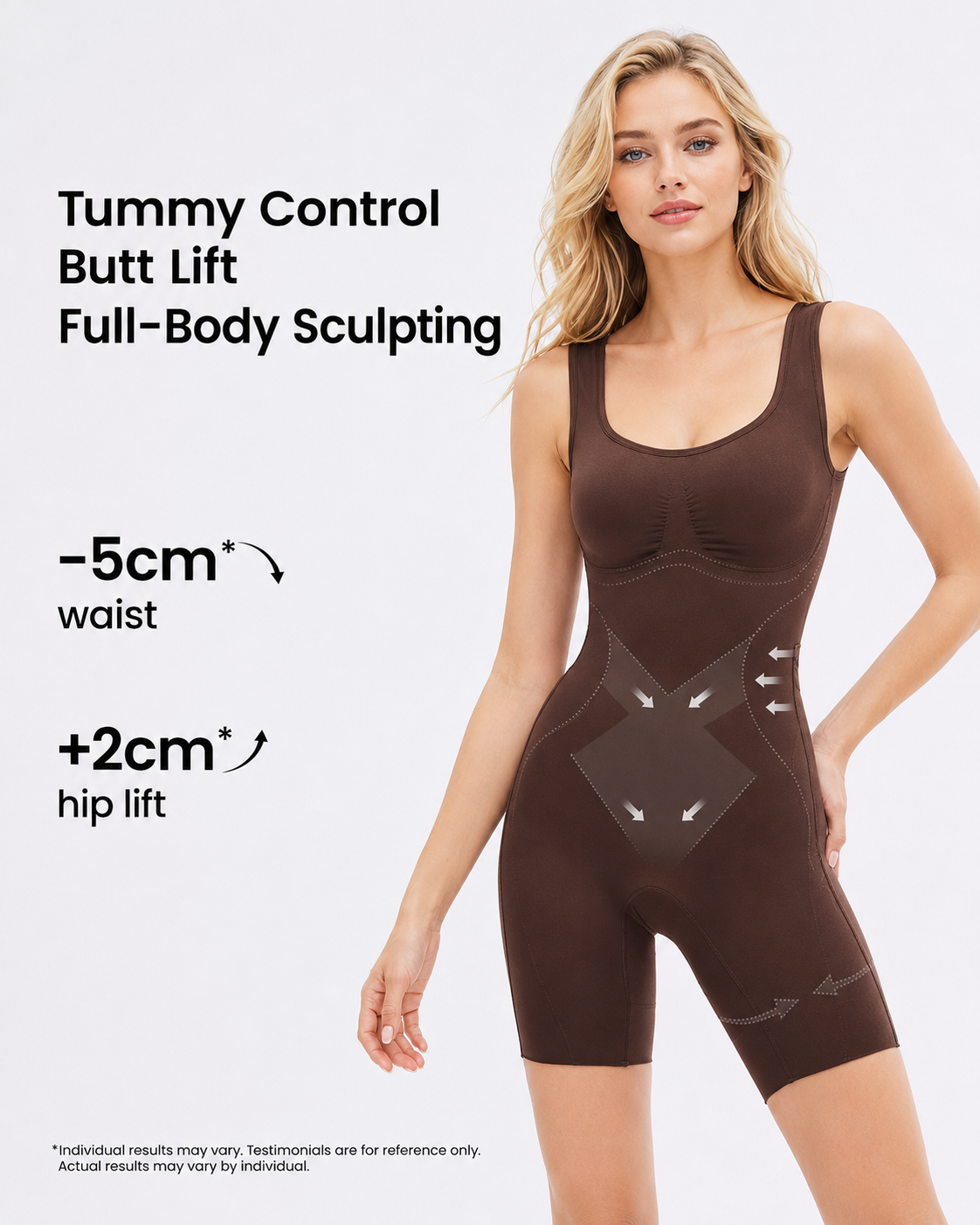 Shaperlady SculptEase™ Tummy Control Faja Bodysuit