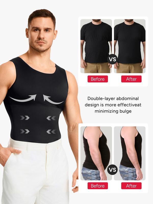 Men's Basic Compression Shapewear Vest
