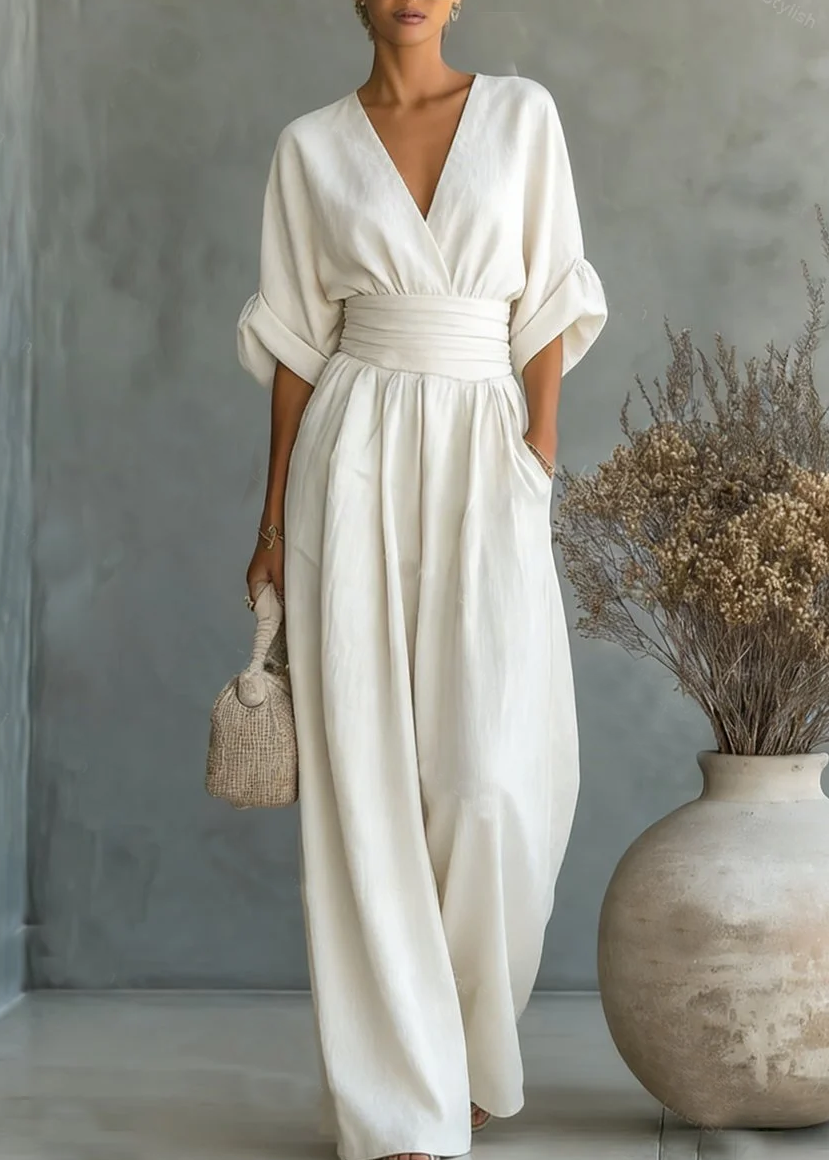 Fluid Wide-Leg Jumpsuit