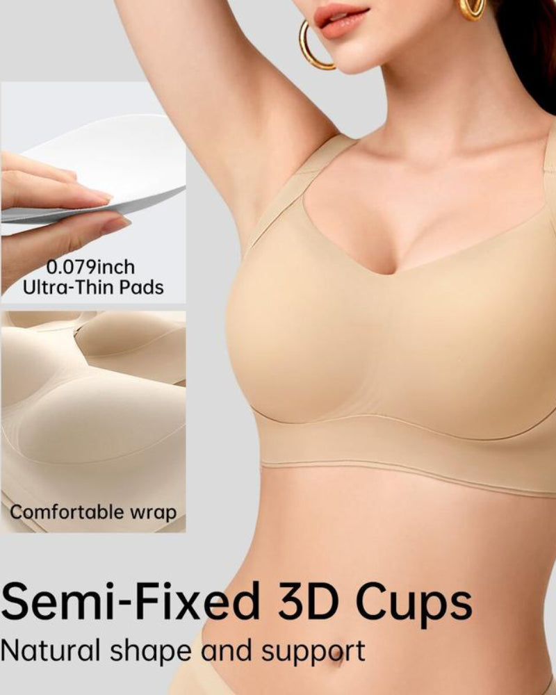 Wireless Push-Up Seamless Jelly Bra