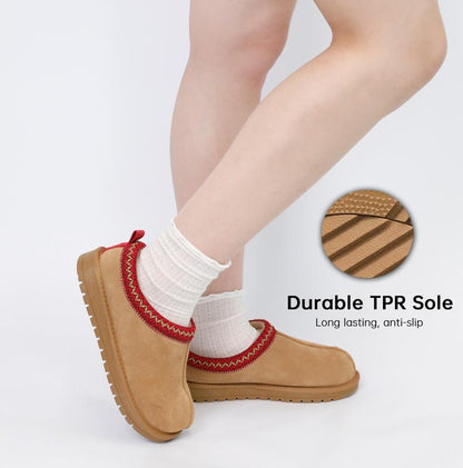 🔥 Women’s Suede Fur-Lined Ankle Boots